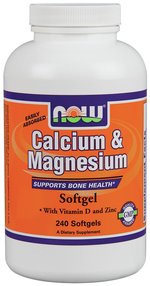 NOW Foods Calcium & Magnesium with Vit D and Zinc - Bodybuilding and