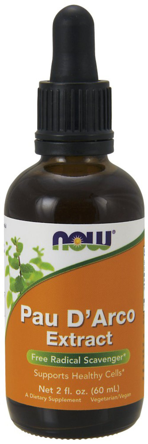 NOW Foods Pau D'Arco Extract - 60 ml. - Bodybuilding and Sports Supplements