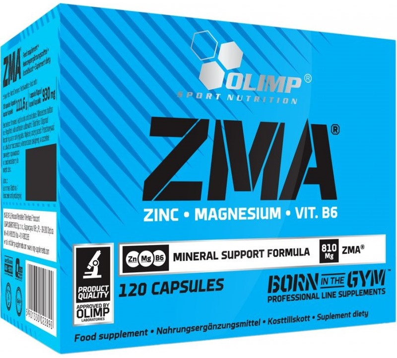 Olimp Supplements ZMA 120 caps Bodybuilding and Sports Supplements