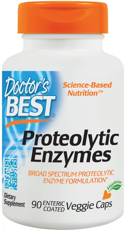 Doctor's Best Proteolytic Enzymes 90 vcaps Bodybuilding and Sports