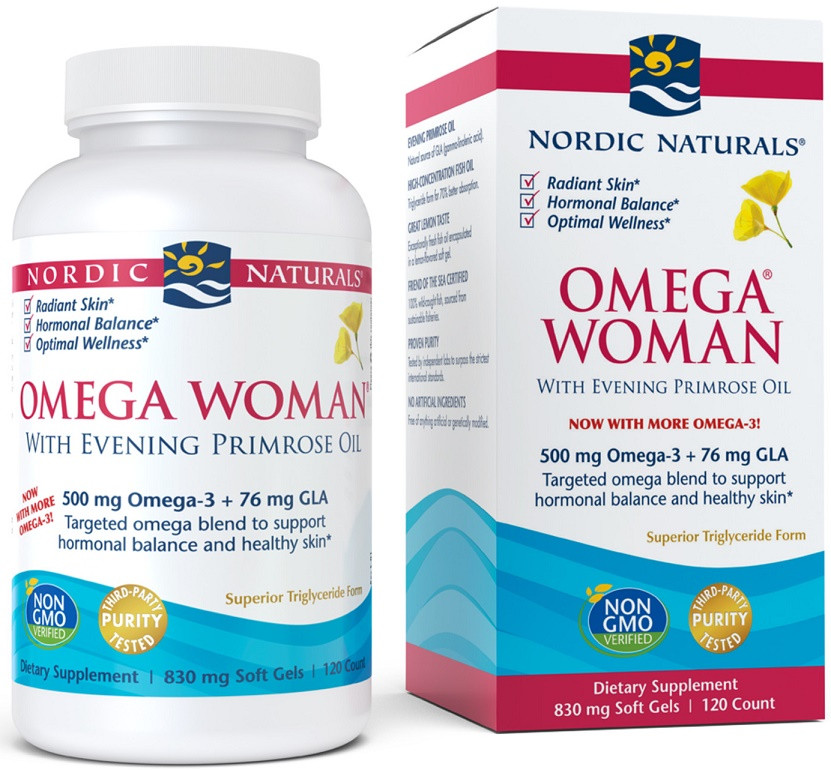 Nordic Naturals Omega Woman, 500mg 120 softgels Bodybuilding and
