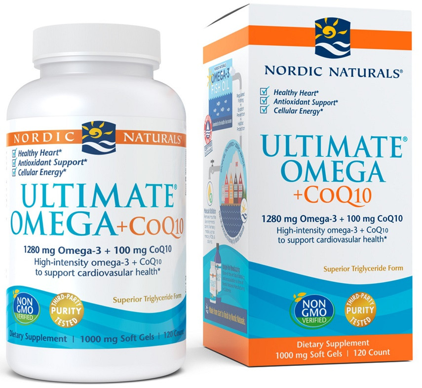 Nordic Naturals Ultimate Omega + CoQ10 Bodybuilding and Sports