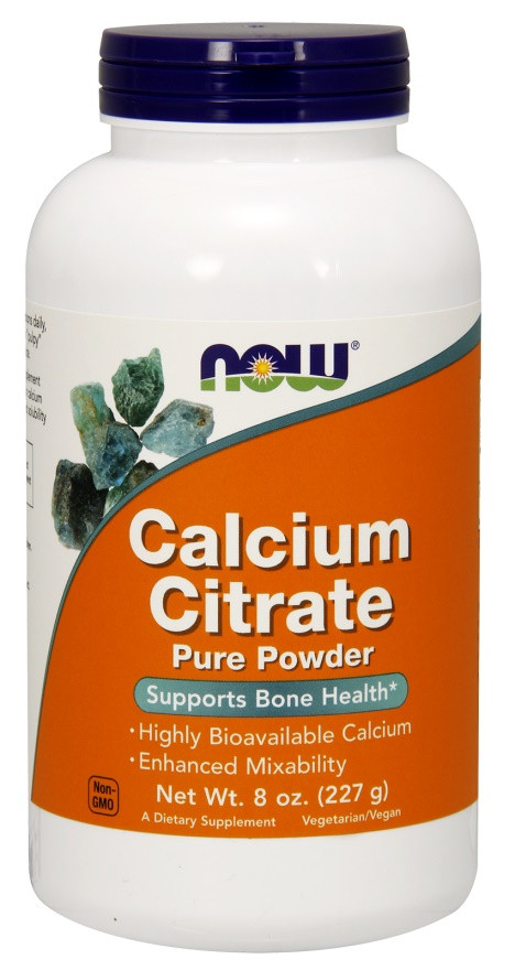 NOW Foods Calcium Citrate Pure Powder - 227 grams ...