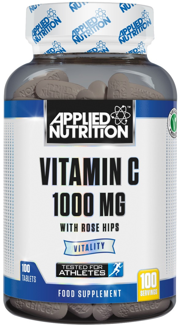 Applied Nutrition Vitamin C with Rose Hips, 1000mg 100 tablets