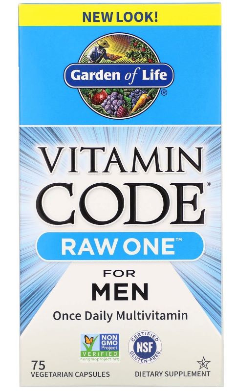 Garden Of Life Vitamin Code Raw One For Men Bodybuilding And