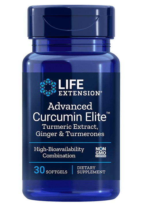 Life Extension Advanced Curcumin Elite Turmeric Extract, Ginger & Turmerones 30 softgels