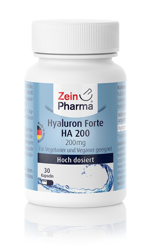 Zein Pharma Hyaluron Forte HA 200 - 30 caps - Bodybuilding and Sports ...