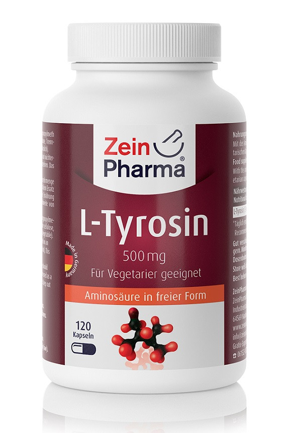 ALPHA01 Fermented L-Tyrosine 500mg With BioPerine 120 Vegan - View #3