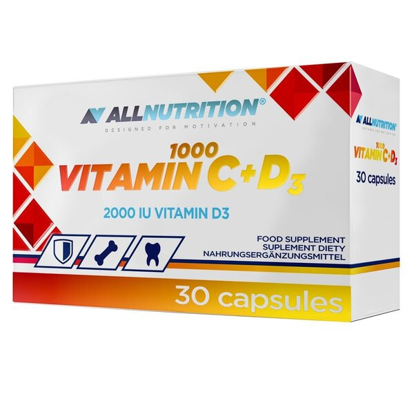 Allnutrition Vitamin C 1000 D3 30 Caps Bodybuilding And Sports Supplements Allnutrition Vitamin C 1000 D3 30 Caps Bodybuilding And Sports Supplements