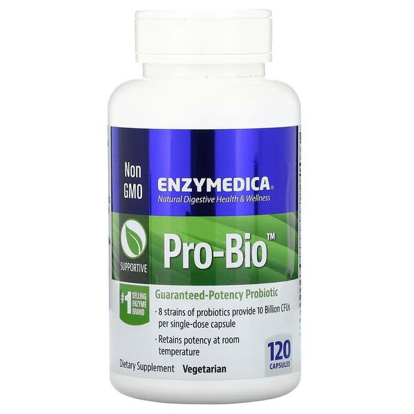 Enzymedica Pro-Bio - 120 caps - Bodybuilding and Sports Supplements