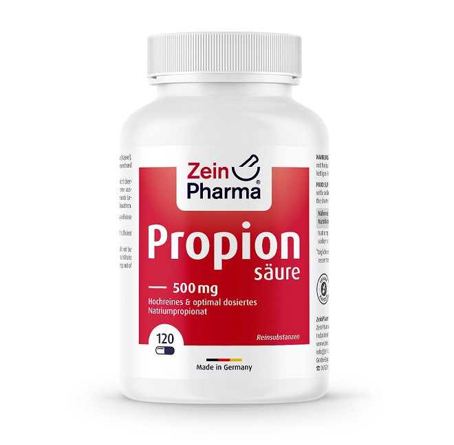 Propionic Drop Zein Pharma Propionic Acid, 500mg - 120 caps - Bodybuilding and Sports ...