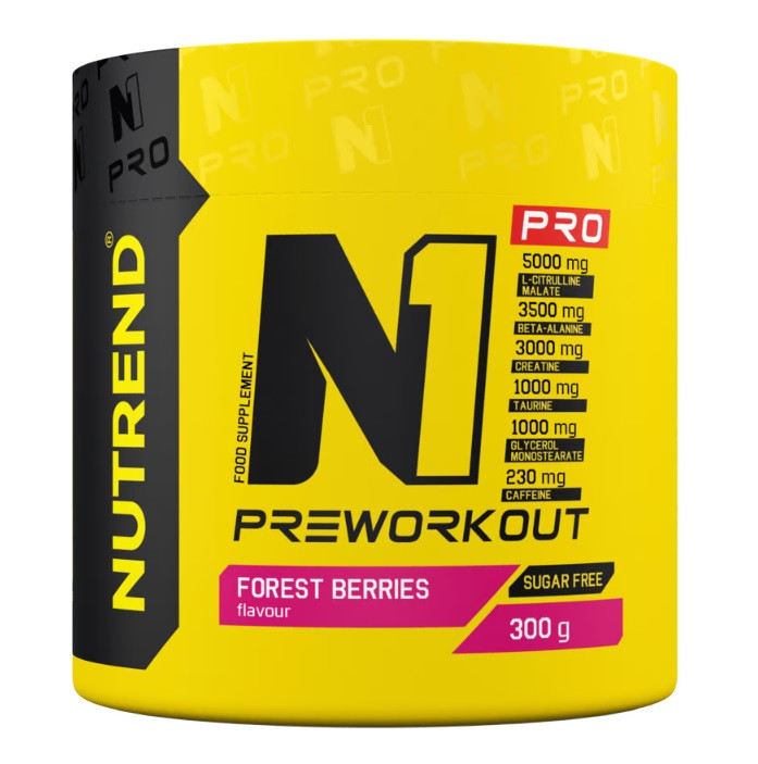 Nutrend N1 Pro Pre-Workout - Bodybuilding and Sports Supplements