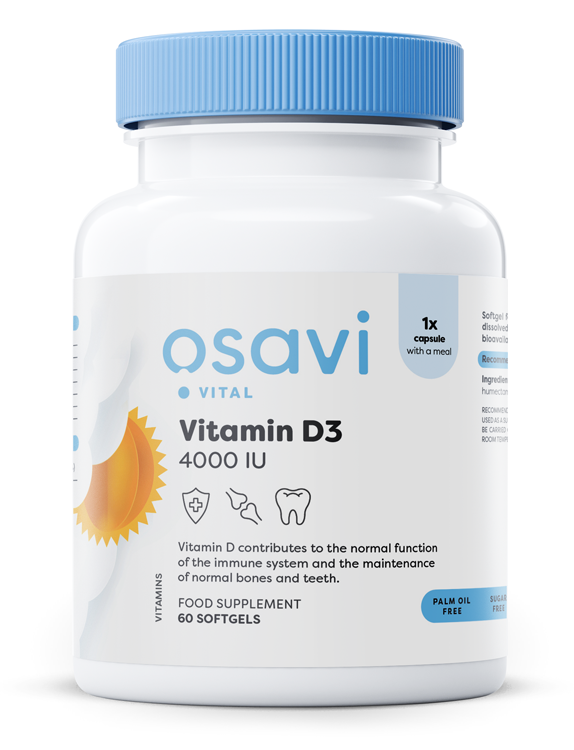 Osavi Vitamin D3 Bodybuilding and Sports Supplements