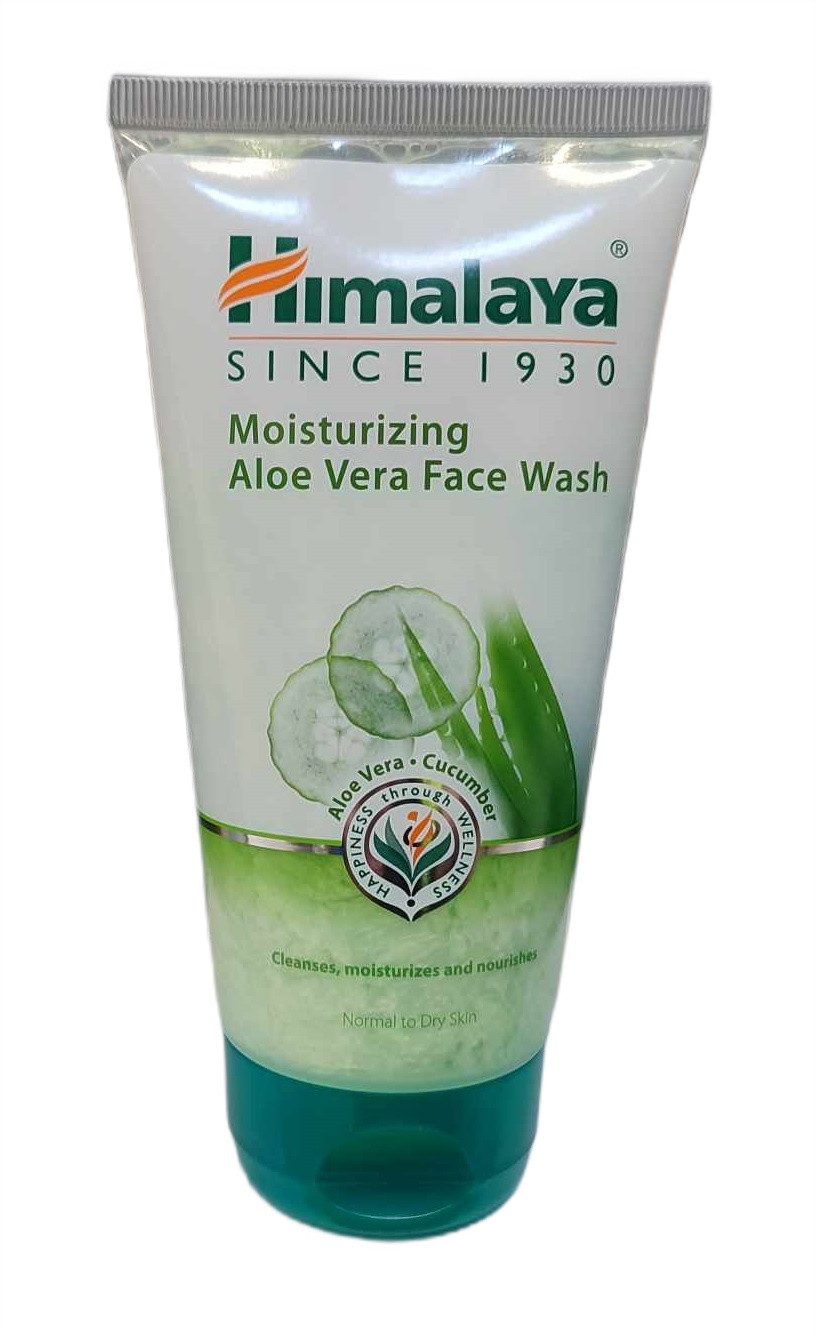 Himalaya Moisturizing Aloe Vera Face Wash - 150 ml. - Bodybuilding and  Sports Supplements