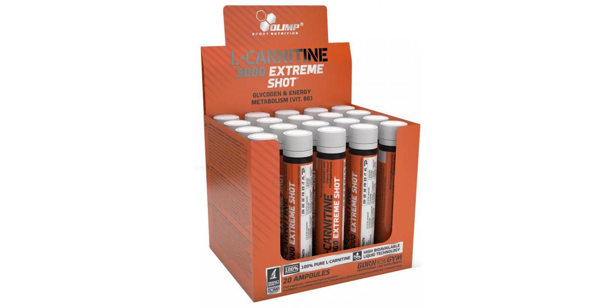 l carnitine 3000 extreme shot OLIMP SPORT NUTRITION L-CARNITINE 3000 EXTREME SHOT 20 x 25 ml