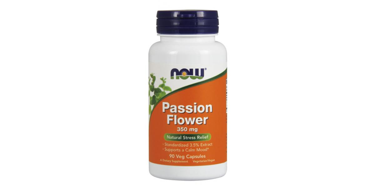 NOW Foods Passion Flower, 350mg 90 vcaps Bodybuilding and Sports