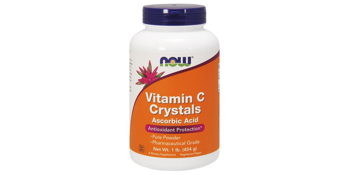NOW Foods Vitamin C Crystals - Bodybuilding and Sports Supplements