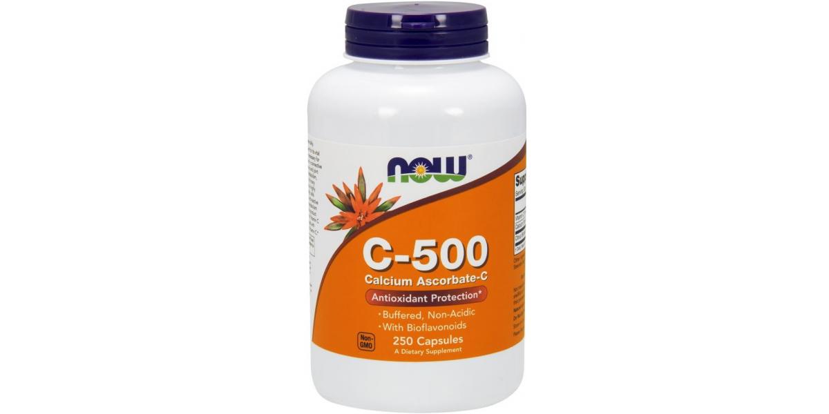 NOW Foods Vitamin C500 Calcium AscorbateC Bodybuilding and Sports