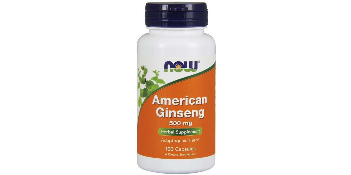 NOW Foods American Ginseng, 500mg 100 vcaps Bodybuilding and Sports