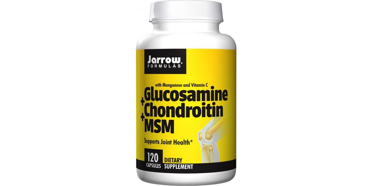 Jarrow Formulas Glucosamine + Chondroitin + MSM Bodybuilding and Sports Supplements