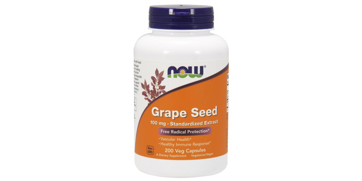 NOW Foods Grape Seed Standardized Extract Bodybuilding and Sports Supplements