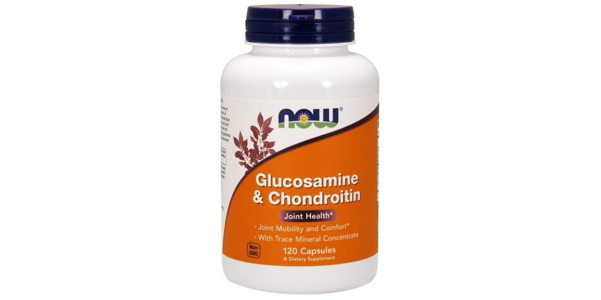 NOW Foods Glucosamine & Chondroitin with Trace Mineral Concentrate