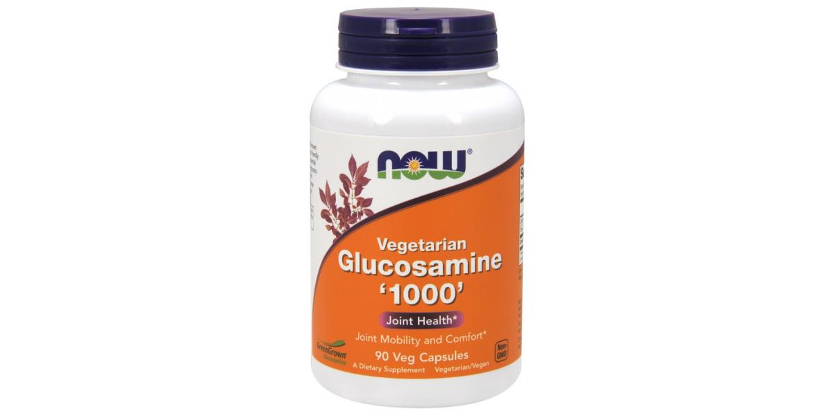 NOW Foods Glucosamine 1000 Vegetarian 90 vcaps Bodybuilding and Sports Supplements