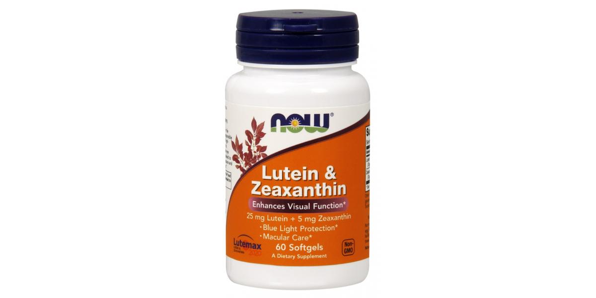 NOW Foods Lutein & Zeaxanthin 60 softgels Bodybuilding and Sports Supplements