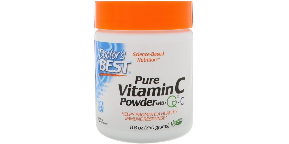 Doctor's Best Pure Vitamin C Powder with QualiC 250 grams