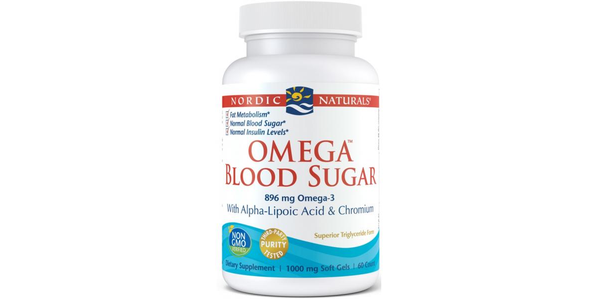Nordic Naturals Omega Blood Sugar, 896mg 60 softgels Bodybuilding