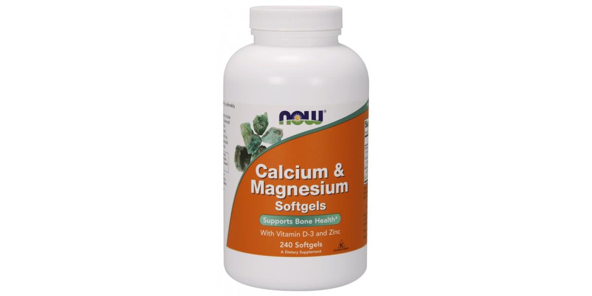 NOW Foods Calcium & Magnesium with Vit D and Zinc Bodybuilding and