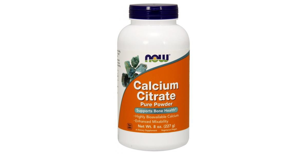 NOW Foods Calcium Citrate Pure Powder - 227 grams - Bodybuilding and ...