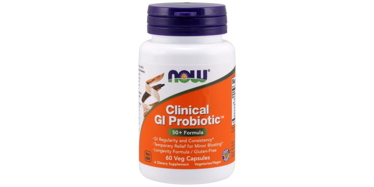 NOW Foods Clinical GI Probiotic 60 vcaps Bodybuilding and Sports