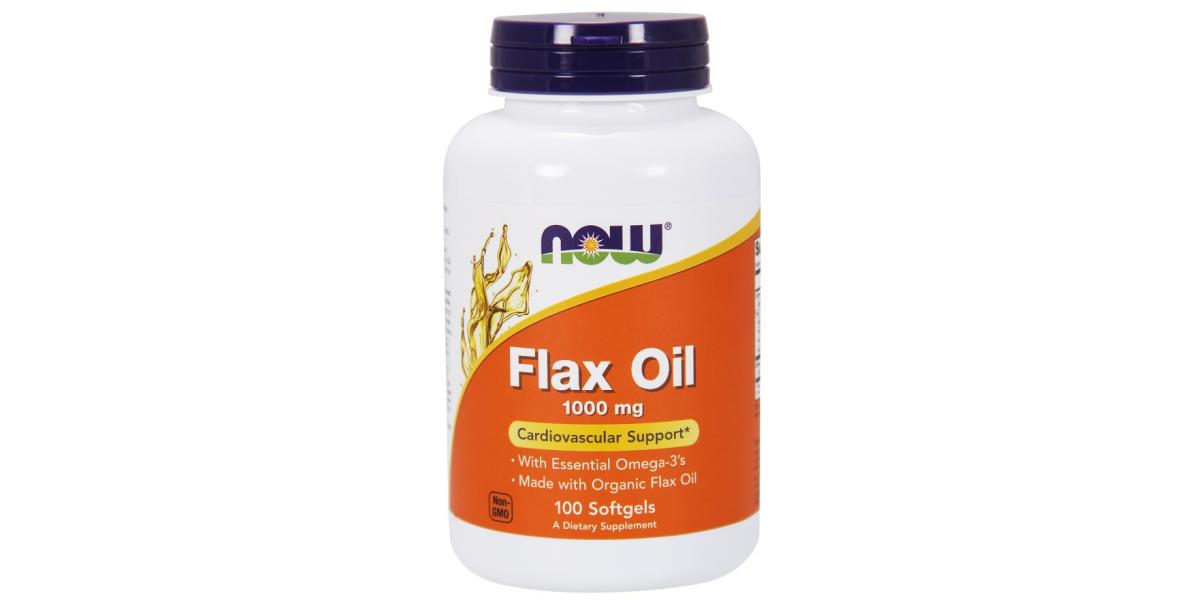 NOW Foods Flax Oil Bodybuilding and Sports Supplements