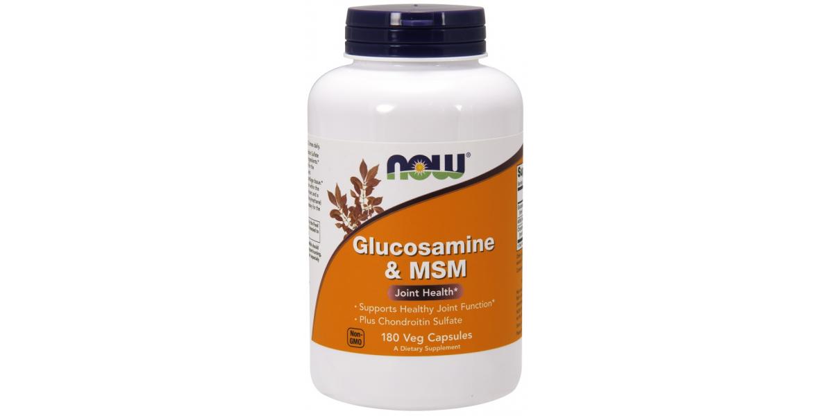 NOW Foods Glucosamine & MSM Bodybuilding and Sports Supplements