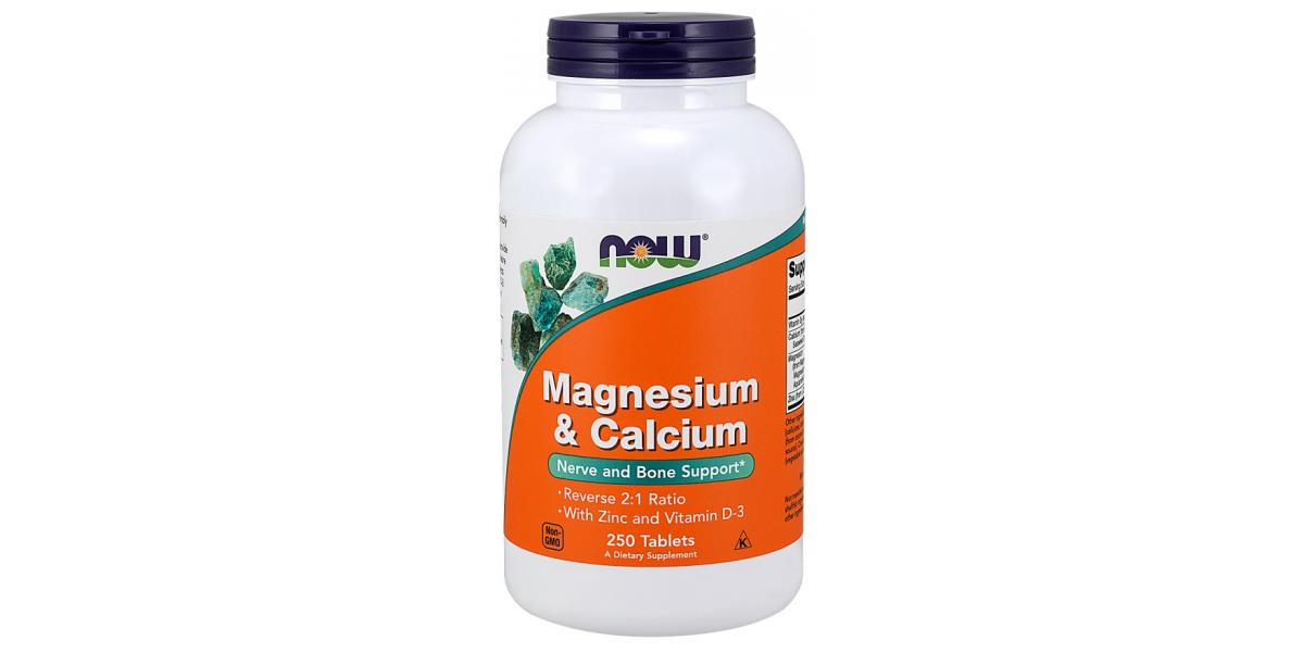 NOW Foods Magnesium & Calcium with Zinc and Vitamin D3 Bodybuilding