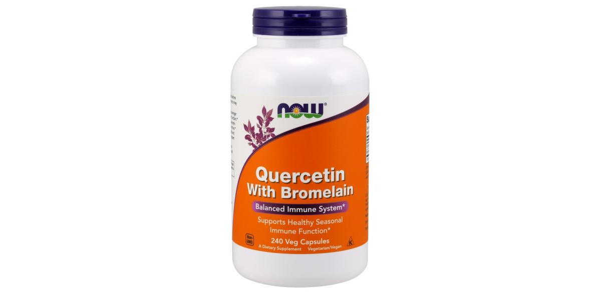 NOW Foods Quercetin with Bromelain Bodybuilding and Sports Supplements