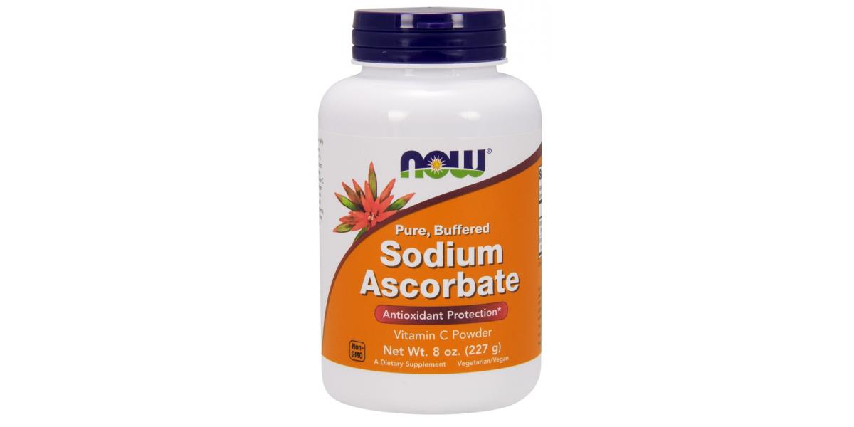 NOW Foods Sodium Ascorbate, Powder Buffered 227 grams Bodybuilding
