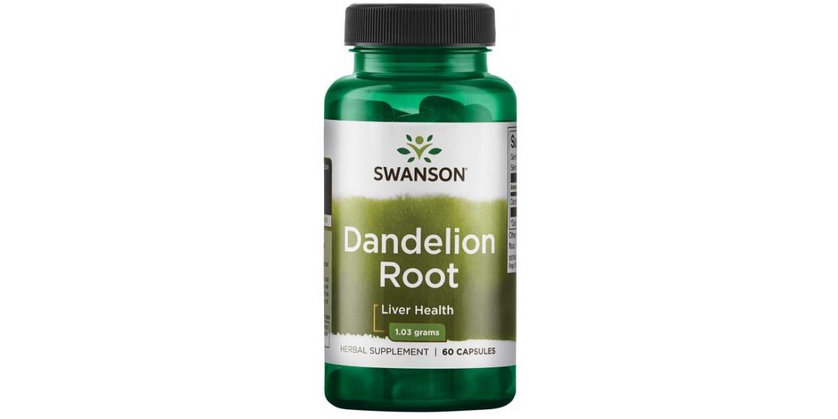 Swanson Dandelion Root, 515mg 60 caps Bodybuilding and Sports