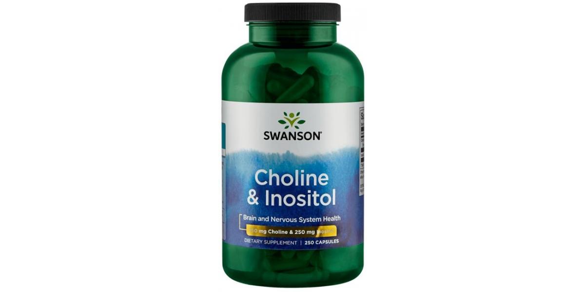 Swanson Choline & Inositol 250 caps Bodybuilding and Sports Supplements