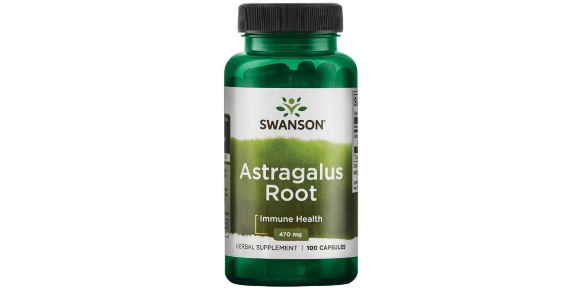 Swanson Astragalus Root, 470mg 100 caps Bodybuilding and Sports Supplements