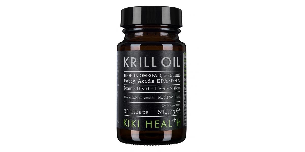 KIKI Health Krill Oil, 590mg 30 Licaps Bodybuilding and Sports Supplements