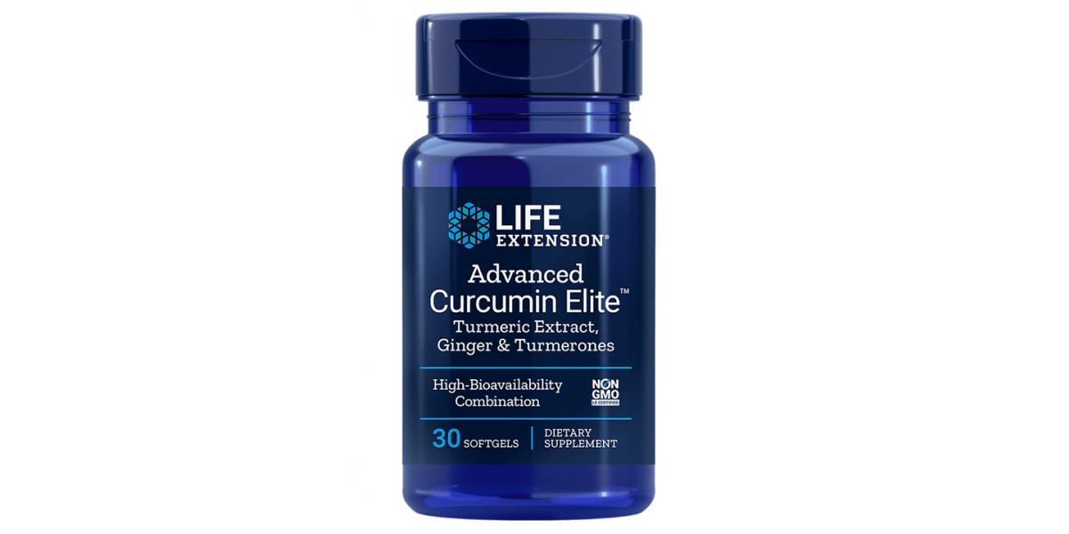 Life Extension Advanced Curcumin Elite Turmeric Extract, Ginger & Turmerones 30 softgels