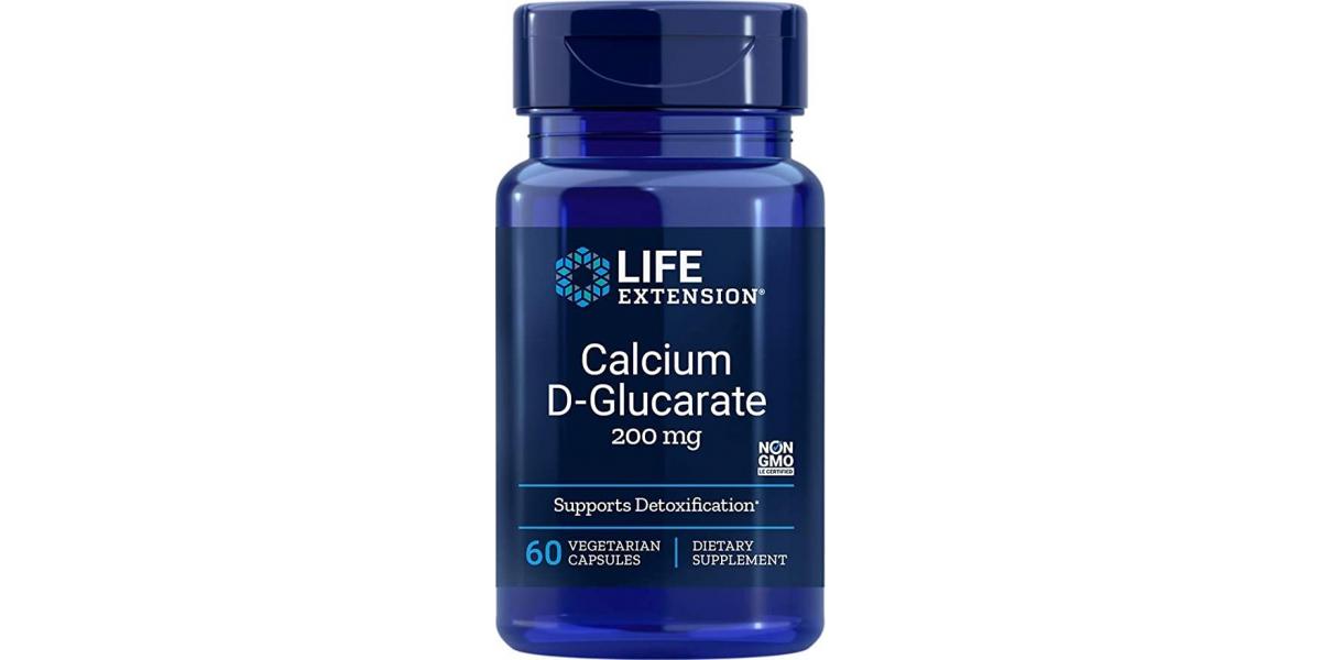 Life Extension Calcium D-Glucarate, 200mg - 60 vcaps - Bodybuilding and ...