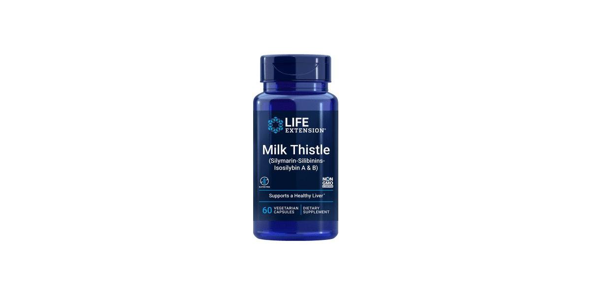 European Milk Thistle, Silymarin-Silibinins-Isosilybin A & B - 60 vcaps main image 0