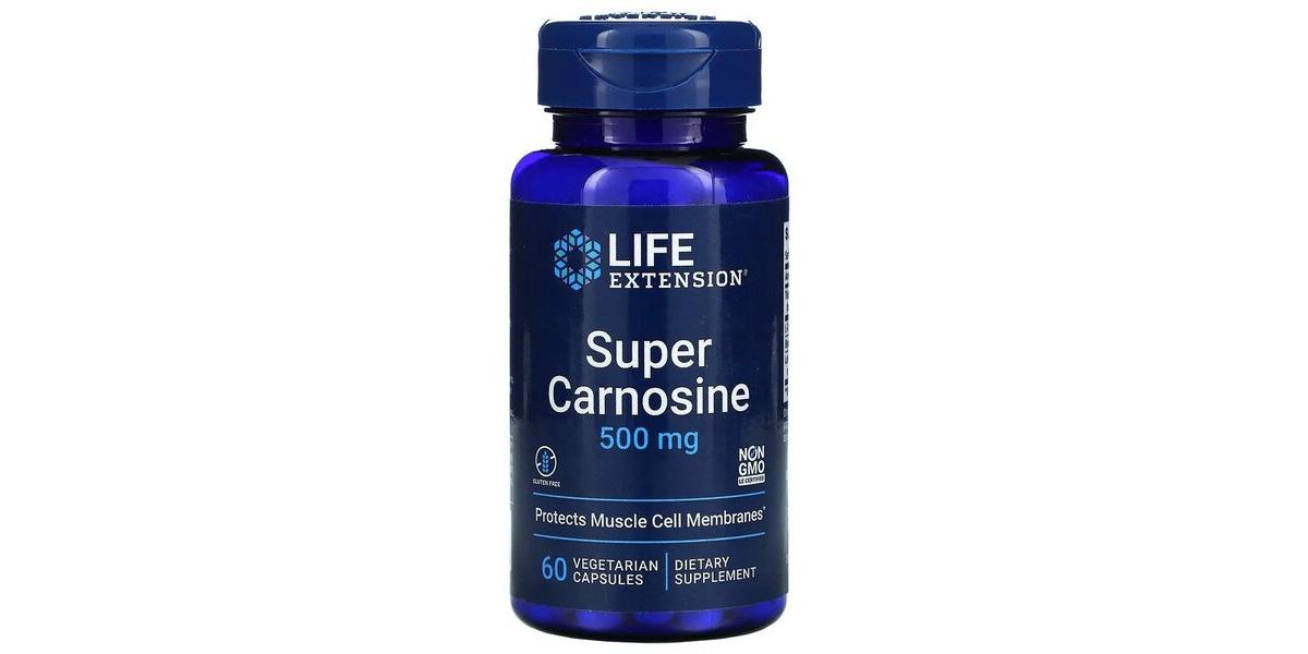 Life Extension Super Carnosine, 500mg 60 vcaps Bodybuilding and