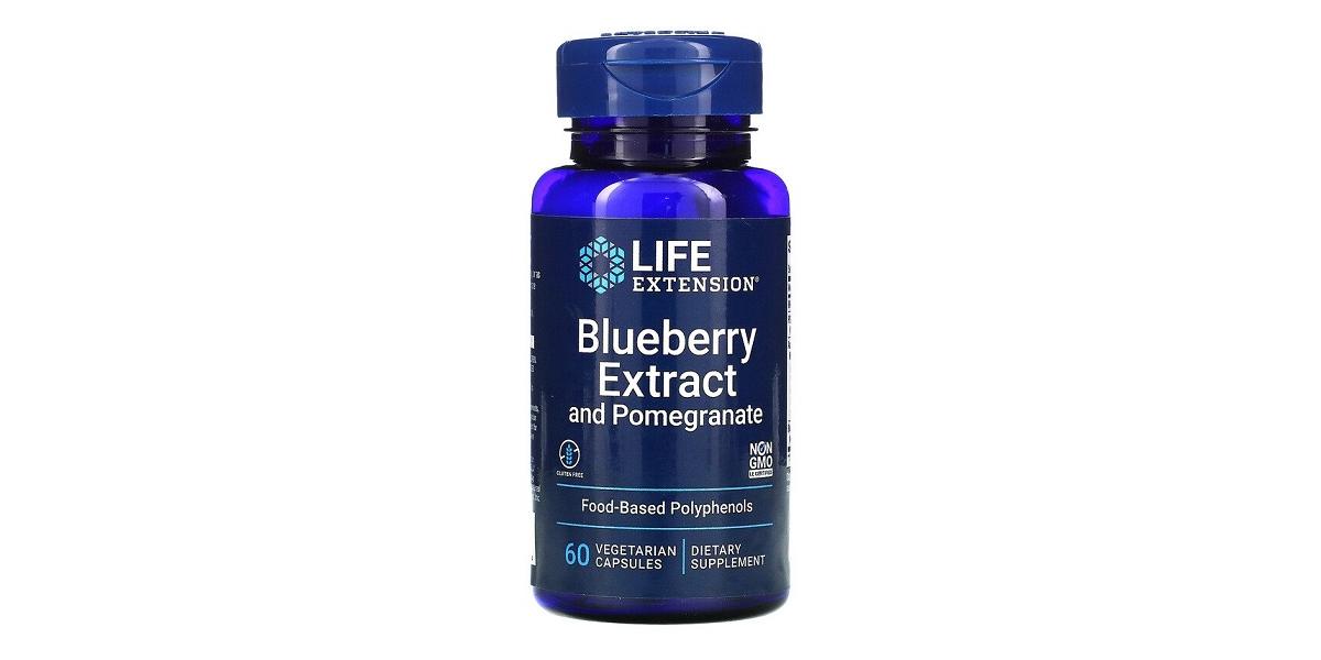 Life Extension Blueberry Extract with Pomegranate 60 vcaps