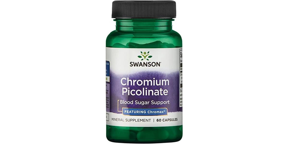 Swanson Chromium Picolinate Featuring Chromax, 200mcg - 60 caps - Bodybuilding and Sports Supplements
