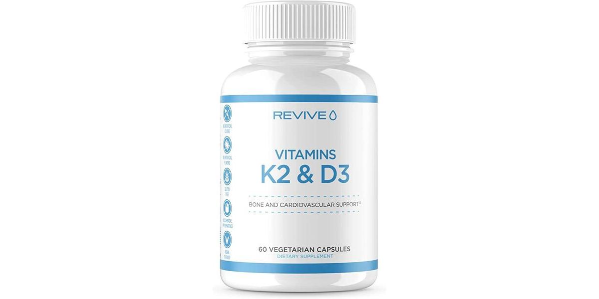 Revive Vitamins K2 + D3 - 60 vcaps - Bodybuilding and Sports Supplements