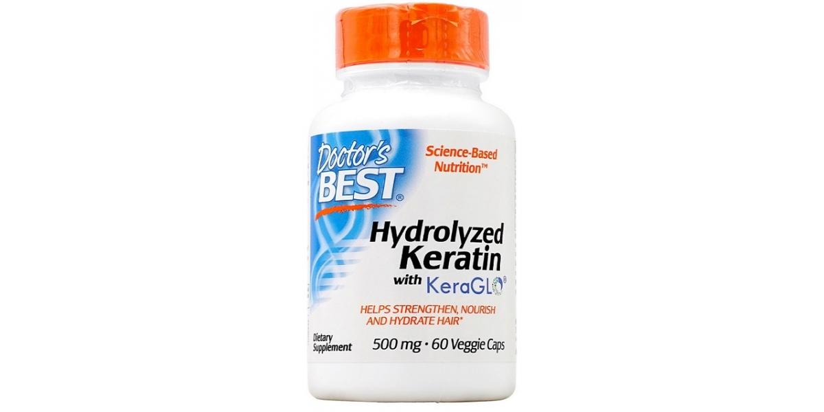 Doctor's Best Hydrolyzed Keratin, 500mg 60 vcaps Bodybuilding and